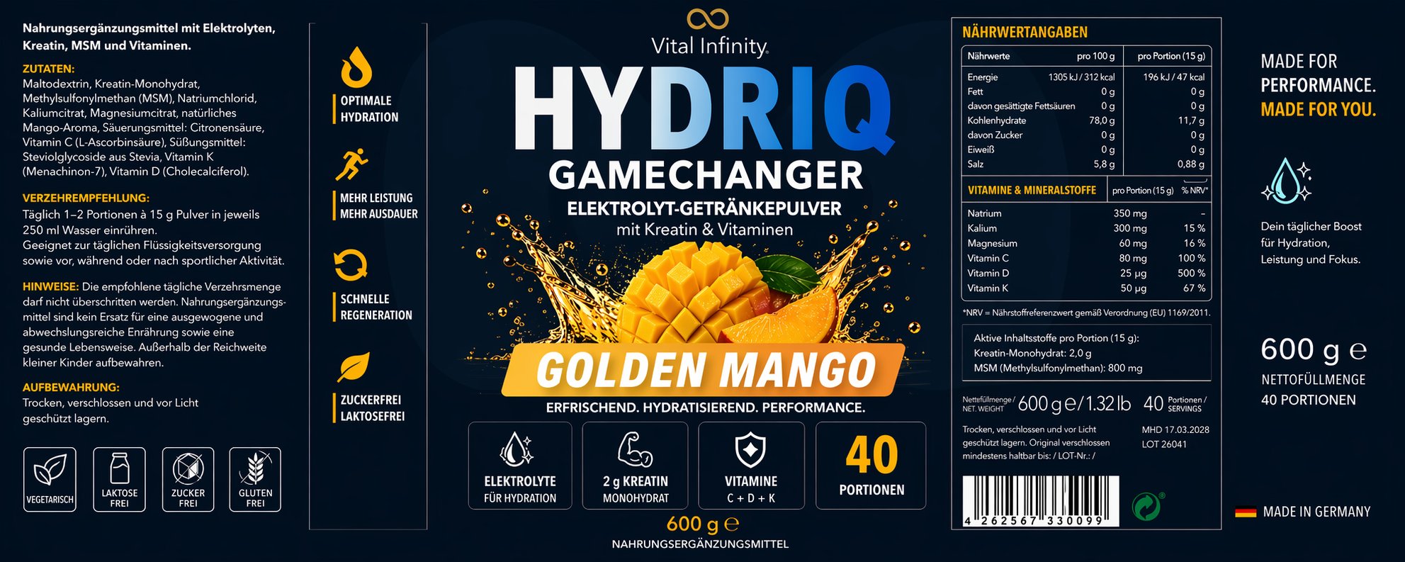 HYDRIQ Golden Mango